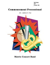 Commencement Processional Concert Band sheet music cover